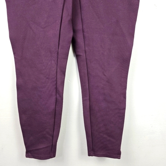 SPANX Ponte Split Hem Leggings Petite 23"‎ Purple Womens Size M - Picture 5 of 13